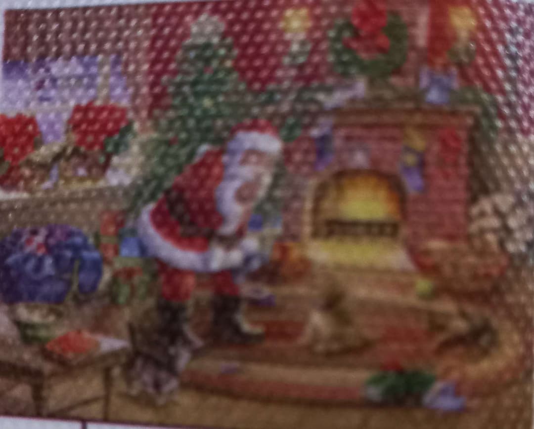 Santa Round The Tree